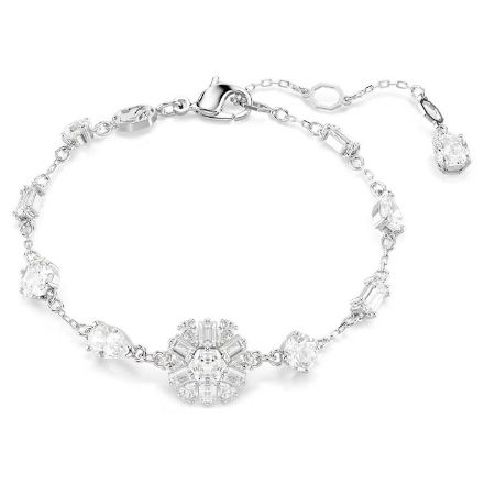 Swarovski armbånd Idyllia bracelet Mixed cuts, Snowflake, White, Rhodium plated - 5691485 Swarovski armbånd Idyllia bracelet Mixed cuts, Snowflake, White, Rhodium plated - 5691485
