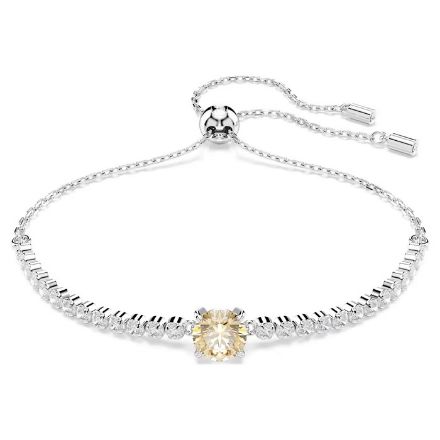 Swarovski armbånd Matrix Tennis bracelet Mixed cuts, Yellow, Rhodium plated - 5690694 Swarovski armbånd Matrix Tennis bracelet Mixed cuts, Yellow, Rhodium plated - 5690694