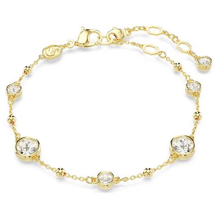 Swarovski armbånd Imber Round cut, White, Gold-tone plated - 5680094 Swarovski armbånd Imber Round cut, White, Gold-tone plated - 5680094