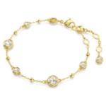 Swarovski armbånd Imber Round cut, White, Gold-tone plated - 5680094