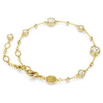 Swarovski armbånd Imber Round cut, White, Gold-tone plated - 5680094