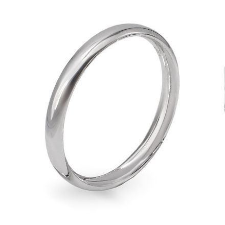 Giftering i hvitt gull 14kt, 3 mm. RUBIN modell 803 -1530 Giftering i hvitt gull 14kt, 3 mm. RUBIN modell 803 -1530