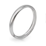 Giftering i hvitt gull 14kt, 3.5 mm. RUBIN modell 803 - 1535