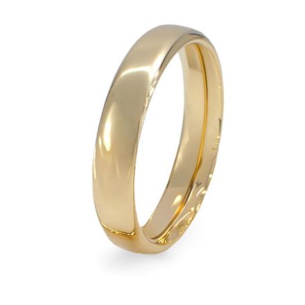 Giftering i gult gull  14kt,  4.5 mm. RUBIN modell 803 - 1445 Giftering i gult gull  14kt,  4.5 mm. RUBIN modell 803 - 1445