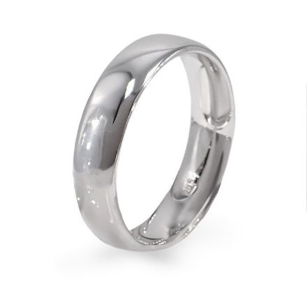 Giftering i hvitt gull 14kt, 5 mm. RUBIN modell 803 - 1550 Giftering i hvitt gull 14kt, 5 mm. RUBIN modell 803 - 1550