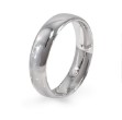 Giftering i platina 950, 5 mm. RUBIN modell 803  - 1150