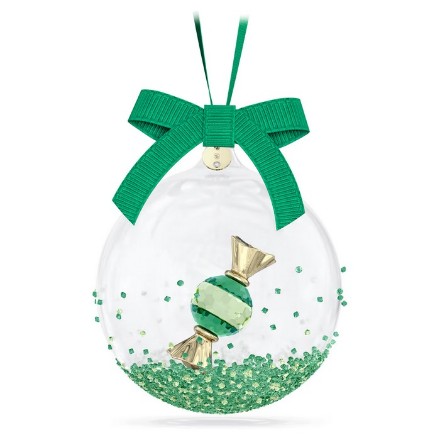 Swarovski figurer Holiday Cheers Dulcis Ball Ornament Green - 5688312 Swarovski figurer Holiday Cheers Dulcis Ball Ornament Green - 5688312