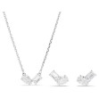 Swarovski smykkesett Mesmera Mixed cuts, White, Rhodium plated - 5665829