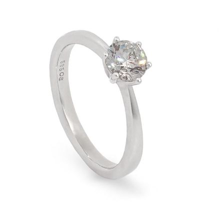 Diamantring forlovelsesring Frøya 0,80 ct River (E)-Si1 - 3105080 Diamantring forlovelsesring Frøya 0,80 ct River (E)-Si1 - 3105080