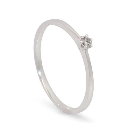 Diamantring forlovelsesring i hvitt gull 0,05 ct TW-Si - COC5000441hv Diamantring forlovelsesring i hvitt gull 0,05 ct TW-Si - COC5000441hv