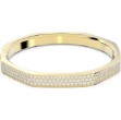 Swarovski armbånd Dextera bangle, Octagon shape, White, Gold-tone plated - 5656844