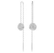 Swarovski øredobber Sublima drop earrings White, Rhodium plated - 5683448