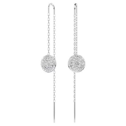 Swarovski øredobber Sublima drop earrings White, Rhodium plated - 5683448 Swarovski øredobber Sublima drop earrings White, Rhodium plated - 5683448