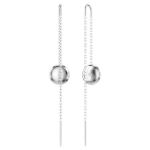 Swarovski øredobber Sublima drop earrings White, Rhodium plated - 5683448