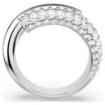 Swarovski ring Dextera White, Rhodium plated - 5695934