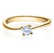 Diamantring forlovelsesring 0,25 ct i 14kt gull. Melina - 18011025 Diamantring forlovelsesring 0,25 ct i 14kt gull. Melina - 18011025