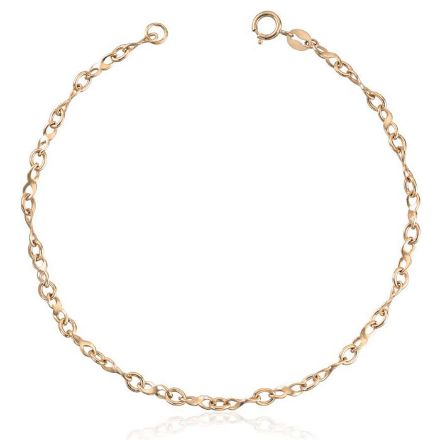 Armbånd Evightstegn i gult gull 14kt, 19 cm - 17029 Armbånd Evightstegn i gult gull 14kt, 19 cm - 17029