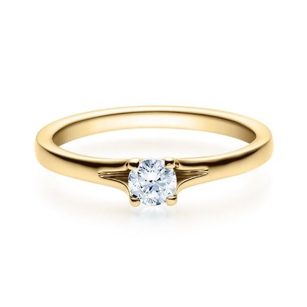 Enstens diamantring med 0,25 ct i 14kt gull. TW-Si. -18020025 Enstens diamantring med 0,25 ct i 14kt gull. TW-Si. -18020025