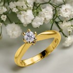 Diamantring forlovelsesring Athene 0,30 ct D-Si1 med GIA -50326031