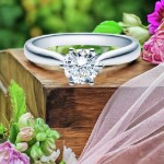 Bilde av Forlovelsesring med Lab Grown diamant i 0.70 ct og River (E) VS - LG0701807hg