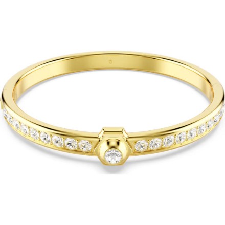 Swarovski armbånd Numina bangle, Round cut, White, Gold-tone plated - 5688493 Swarovski armbånd Numina bangle, Round cut, White, Gold-tone plated - 5688493