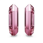 Swarovski øredobber Lucent hoop earrings Octagon shape, Small, Pink - 5680783