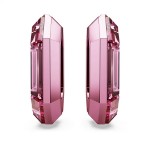 Swarovski øredobber Lucent hoop earrings Octagon shape, Small, Pink - 5680783