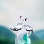 Bilde av Swarovski figur Among Blue Mountains Singing Cranes - 5557819