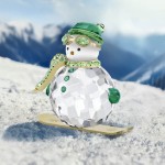 Swarovski figurer Holiday Cheers Dulcis Snowman Green - 5687168