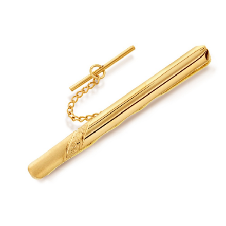 Vis detaljer for Slipsnål i gull med bakstykke i metall - 54180 Bilde av Slipsnål i gull med bakstykke i metall - 54180