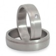 Forlovelsesringer titan & sølv, 6 mm. RAUSCHMAYER -115053100 Forlovelsesringer titan & sølv, 6 mm. RAUSCHMAYER -115053100
