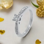 Diamantring forlovelsesring Azur 0,21 ct W-Si - ABR00874-21