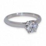 Forlovelsesring med  Lab Grown diamant  i 1,03ct og River (D)-VS2 - LG0701801hg