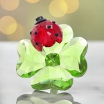 Swarovski figurer Idyllia Ladybug and Clover - 5666852