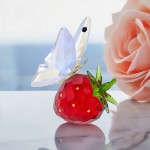 Swarovski figurer Idyllia Butterfly and Strawberry - 5666846