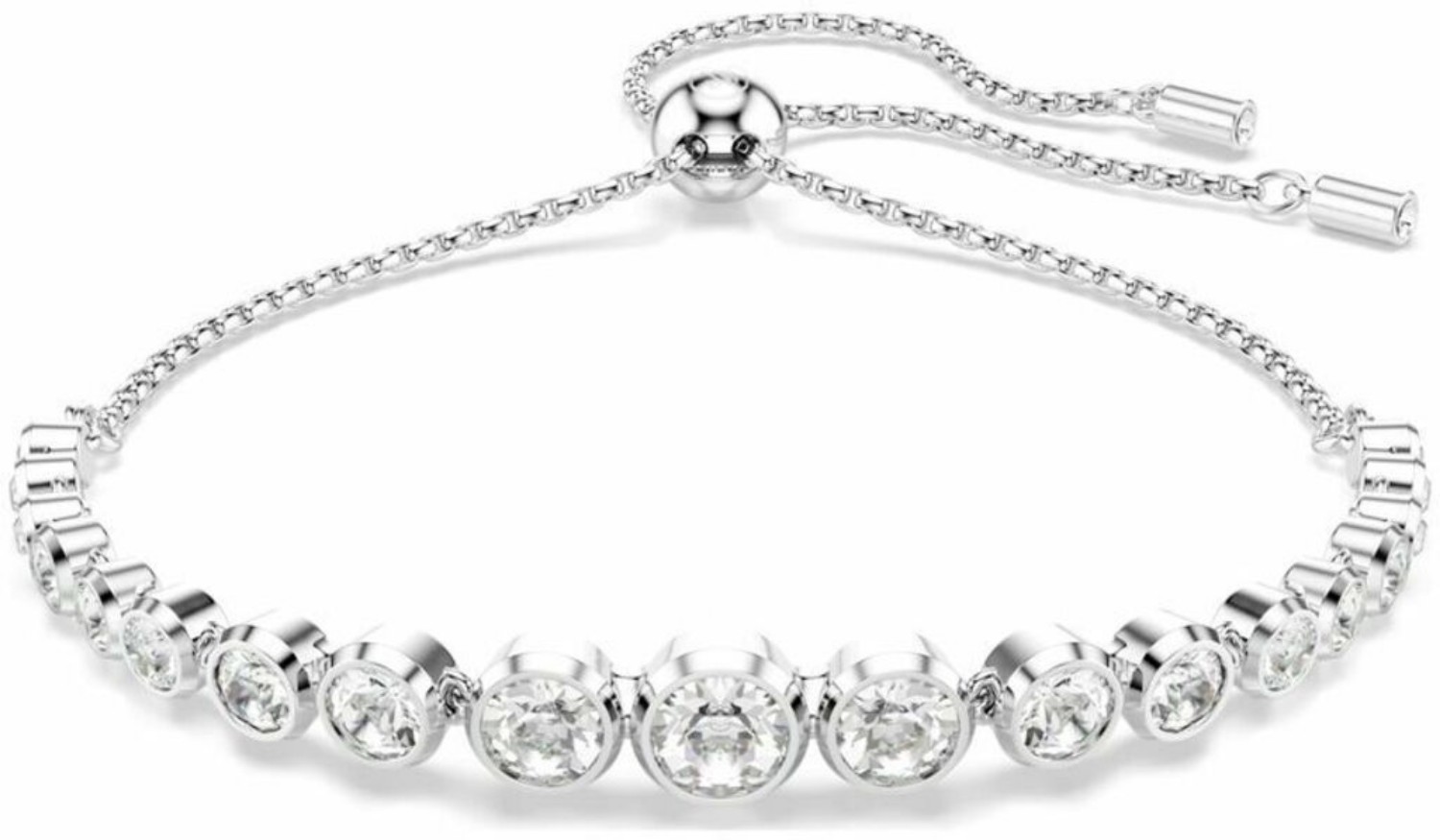 Swarovski armbånd  Imber Tennis bracelet Mixed round cuts, White, Rhodium plated - 5705451