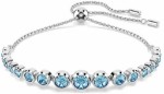 Swarovski armbånd Imber Tennis bracelet Mixed round cuts, Blue, Rhodium plated - 5719282