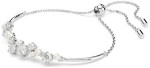 Swarovski armbånd Constella bangle Crystal pearl, Round cuts, White, Rhodium plated - 5705618