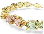 Swarovski armbånd Gema Tennis bracelet Mixed cuts, Multicolored, Gold-tone plated - 5705808