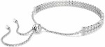 Swarovski armbånd Matrix Tennis bracelet Round cut, White, Rhodium plated - 5678252