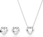 Swarovski smykkesett Ariana Grande x Swarovski set Mixed cuts, Heart, White, Rhodium plated - 5720849