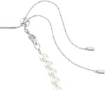 Swarovski collier Ariana Grande x Swarovski Tennis choker Mixed cuts, Heart, White, Rhodium plated - 5720861