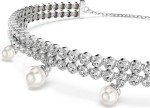 Swarovski armbånd Ariana Grande x Swarovski bracelet Crystal pearl, Round cut, White, Rhodium plated - 5720870