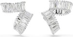 Swarovski øredobber Ariana Grande x Swarovski ear cuffs Baguette cut, White, Rhodium plated - 5720872