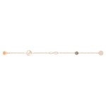 Swarovski armbånd Remix Collection Infinity Symbol Black, Rose Gold Plated - 5365734