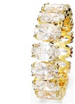 Swarovski Matrix ring Oval cut, White, Gold-tone plated - 5707190