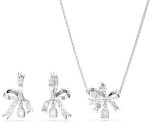 Swarovski smykkesett Volta set, Bow, White, Rhodium plated - 5660118