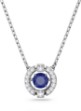 Swarovski smykke Sparkling Dance necklace Round cut, Rhodium plated - 5576110
