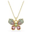 Swarovski smykke Idyllia pendant Mixed cuts, Pavé, Butterfly, Multicolored, Gold-tone plated - 5709950