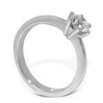 Diamantring forlovelsesring Frøya 0,52 ct River (E)-Si2 - 3105052